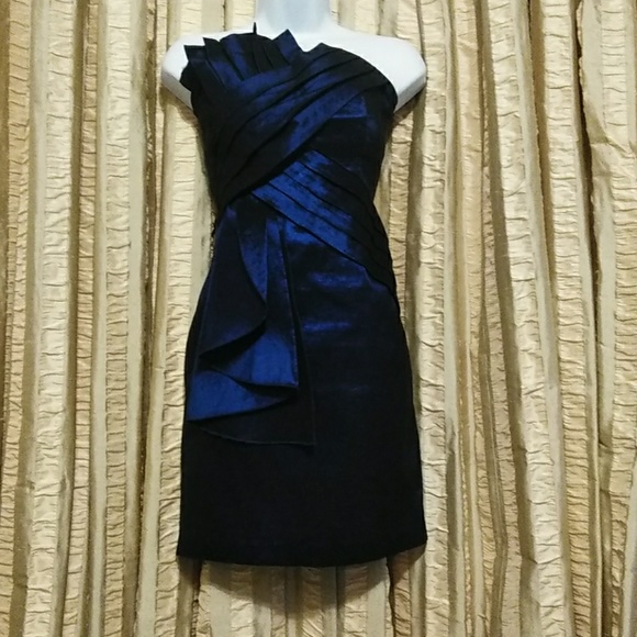 Romeo & Juliet Strapless Blue Dress – Size Small, Curated by Divas & Queens - Picture 2 of 7